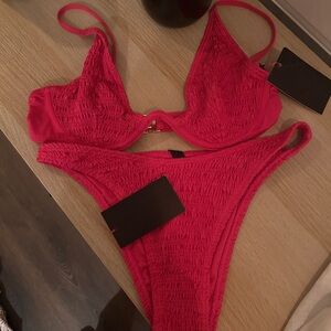 South Beach crinkle two piece